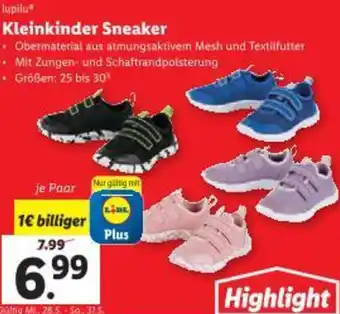 Lidl Kleinkinder Sneaker Angebot