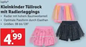 Lidl Kleinkinder Tüllrock mit Radlerleggings Angebot