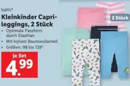 Lidl Kleinkinder Capri- leggings Angebot