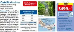 Lidl Costa Rica Rundreise Angebot