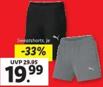 Lidl Sweatshorts Angebot
