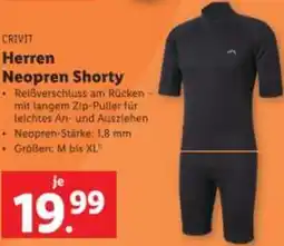 Lidl Neopren Shorty Angebot