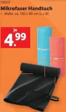 Lidl Mikrofaser Handtuch Angebot