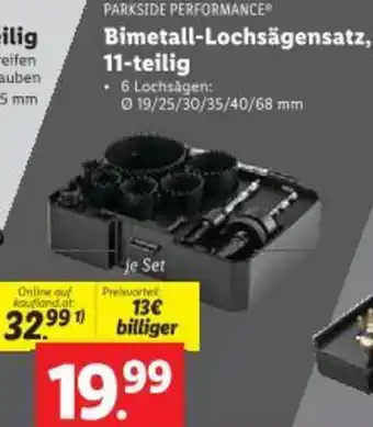 Lidl Bimetall-Lochsägensatz Angebot