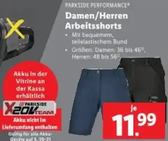Lidl Arbeitsshorts Angebot