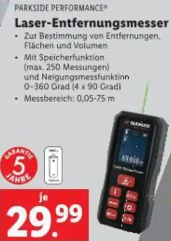 Lidl Laser-Entfernungsmesser Angebot