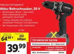 Lidl Akku-Bohrschrauber Angebot