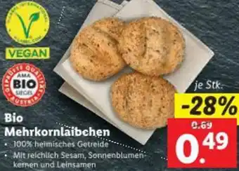 Lidl Bio Mehrkornlaibchen Angebot
