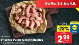 Lidl Frisches Puten-Geschnetzeltes Angebot