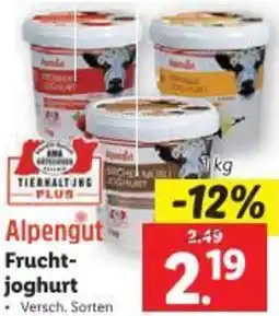 Lidl Frucht- joghurt Angebot