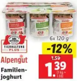 Lidl Familien- joghurt Angebot
