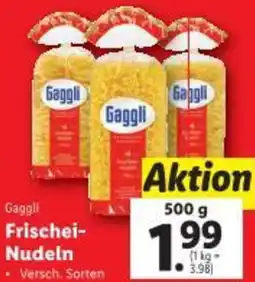Lidl Frischei- Nudeln Angebot