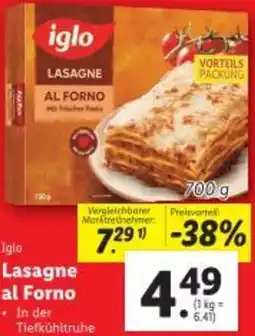 Lidl Lasagne al Forno Angebot