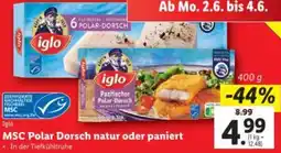 Lidl Msc polar dorsch natur oder paniert Angebot