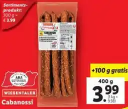 Lidl Cabanossi Angebot