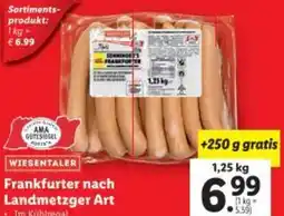 Lidl Frankfurter nach Landmetzger Art Angebot