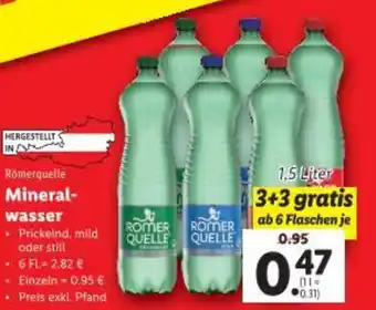 Lidl Mineral-wasser Angebot