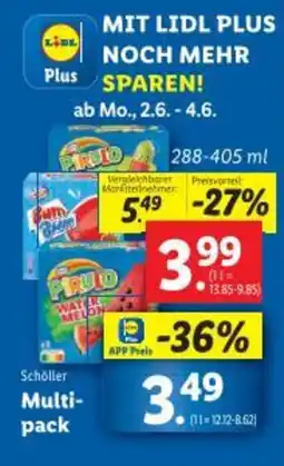 Lidl Schöller Multi- pack Angebot