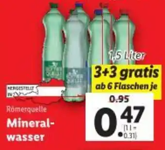 Lidl Mineral- wasser Angebot