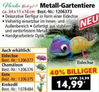 Norma Metall-Gartentiere Angebot