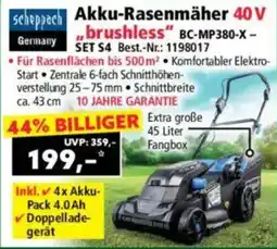 Norma Akku-Rasenmäher Angebot