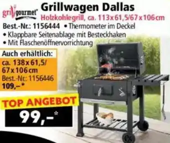 Norma Grillwagen Dallas Angebot
