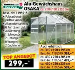 Norma Alu-gewächshaus osaka Angebot