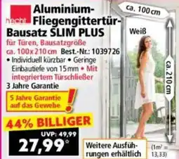Norma Aluminium-fliegengittertür- bausatz slim plus Angebot