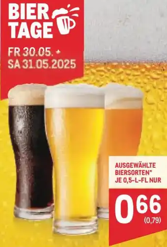Metro Ausgewählte biersorten Angebot