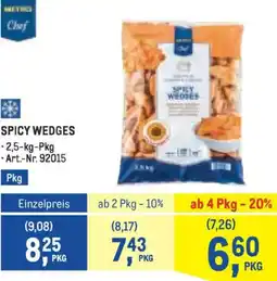 Metro Spicy wedges Angebot