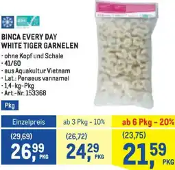 Metro Binca every day white tiger garnelen Angebot