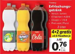 Lidl Freeway Erfrischungsgetränk Angebot