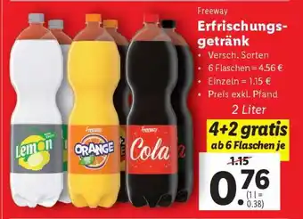 Lidl Freeway Erfrischungsgetränk Angebot