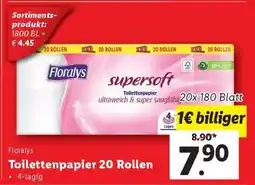 Lidl Florays Toilettenpapier 20 Rollen Angebot