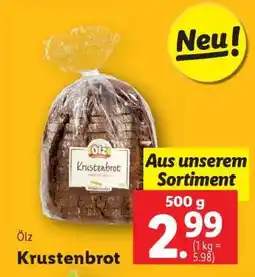 Lidl Ölz Krustenbrot Angebot