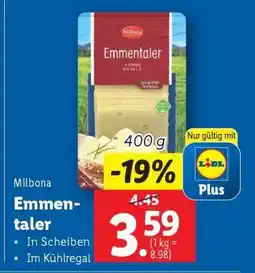 Lidl Milbona Emmentaler Angebot