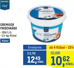 Metro Cremiger frischkäse Angebot