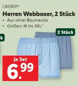 Lidl Herren Webboxer, 2 Stück Angebot