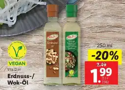 Lidl Vita D'or Erdnuss-/Wok-Öl Angebot