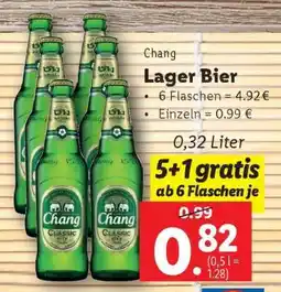 Lidl Chang Lager Bier Angebot