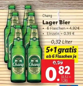 Lidl Chang Lager Bier Angebot