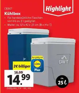 Lidl CRIVIT Kühlbox Angebot