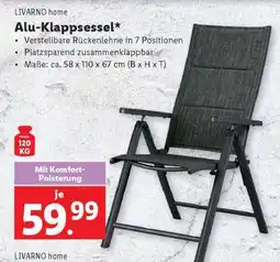 Lidl ALU-KLAPPSESSEL Angebot