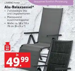 Lidl ALU-RELAXSESSEL Angebot