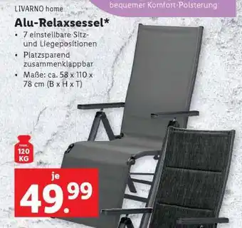 Lidl ALU-RELAXSESSEL Angebot