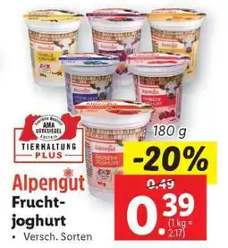 Lidl Alpengut Fruchtjoghurt Angebot