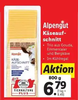 Lidl Alpengut Käseaufschnitt Angebot