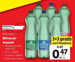 Lidl Roemerquelle Mineralwasser Angebot
