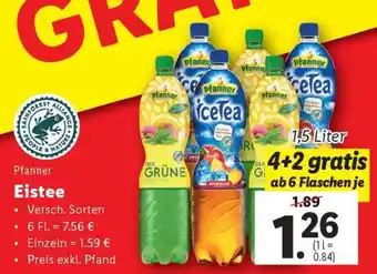 Lidl PFANNER EISTEE Angebot