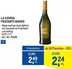 Metro Frizzante bianco Angebot